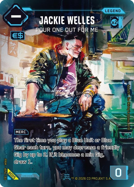 Jackie Welles: Pour One Out For Me β005 — Box Toppers — Beta