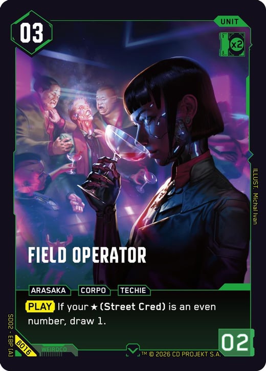 Field Operator β016 — Embracing Power — Beta Starter Deck