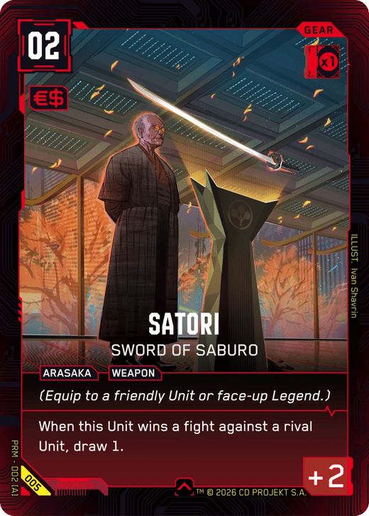 Satori: Sword of Saburo 005 — Arasaka Demo Deck
