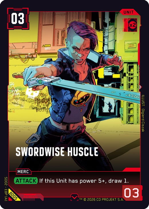 Swordwise Huscle β005 — Embracing Power — Beta Starter Deck