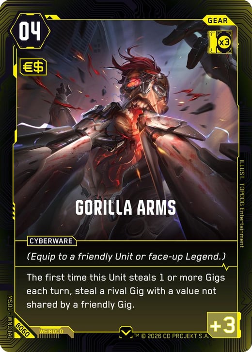 Gorilla Arms β060 — Welcome to Night City — Beta