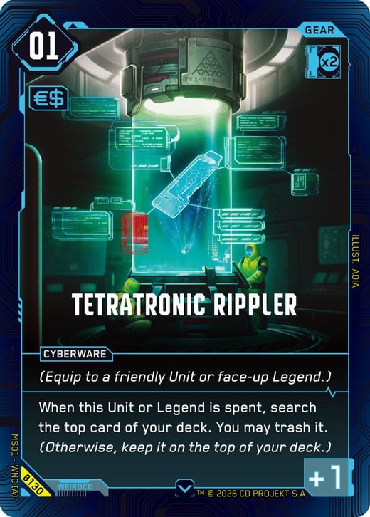Tetratronic Rippler β130 — Welcome to Night City — Beta