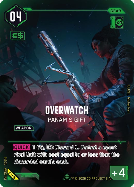 Overwatch: Panam's Gift β165 — Welcome to Night City — Beta
