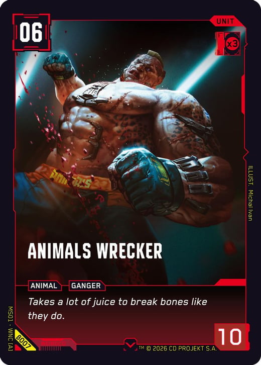 Animals Wrecker β007 — Welcome to Night City — Beta