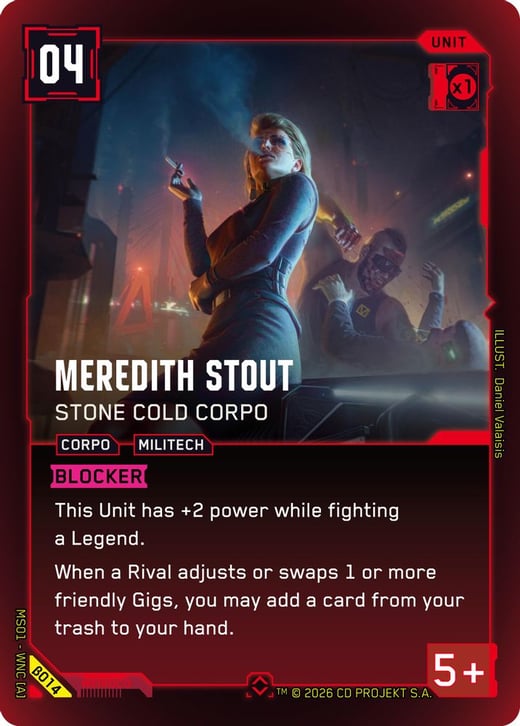 Meredith Stout: Stone Cold Corpo β014 — Welcome to Night City — Beta