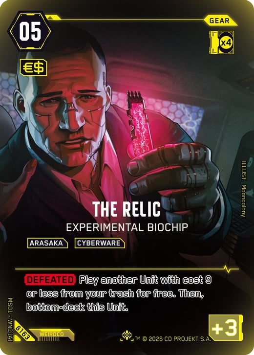 The Relic: Experimental Biochip β163 — Welcome to Night City — Beta