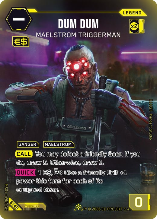 Dum Dum: Maelstrom Triggerman β145 — Welcome to Night City — Beta