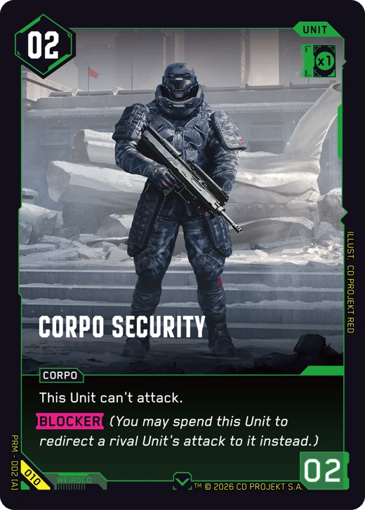 Corpo Security 010 — Arasaka Demo Deck