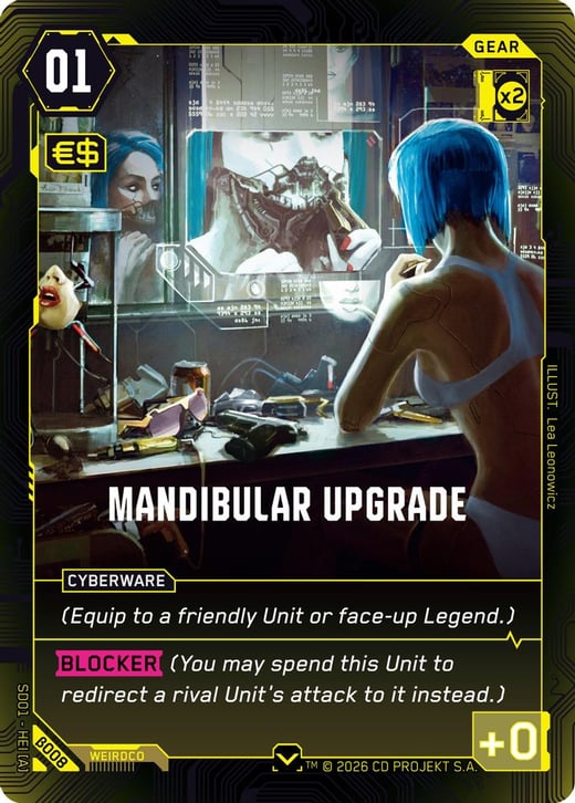 Mandibular Upgrade β008 — The Heist — Beta Starter Deck