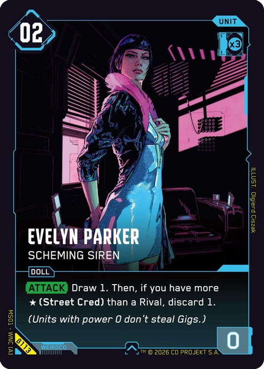 Evelyn Parker: Scheming Siren β113 — Welcome to Night City — Beta