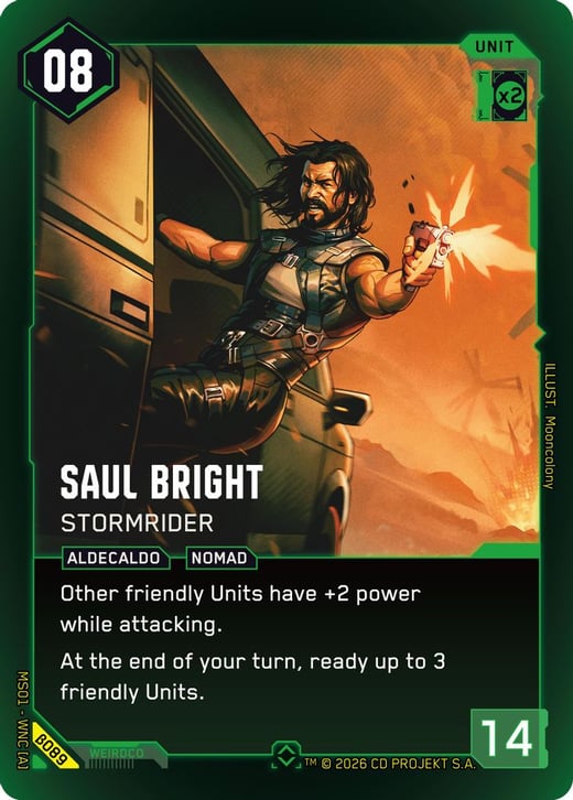 Saul Bright: Stormrider β089 — Welcome to Night City — Beta