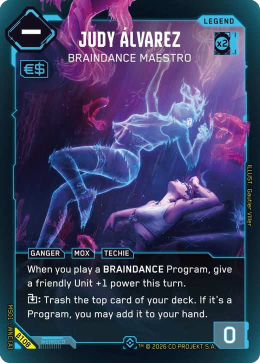 Judy Álvarez: Braindance Maestro β108 — Welcome to Night City — Beta