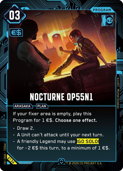 Nocturne OP55 N1 β134 — Welcome to Night City — Beta