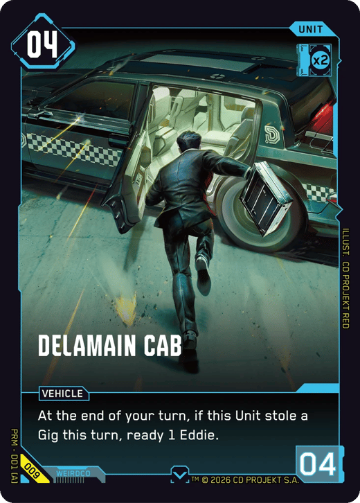 Delamain Cab 009 — Merc Demo Deck