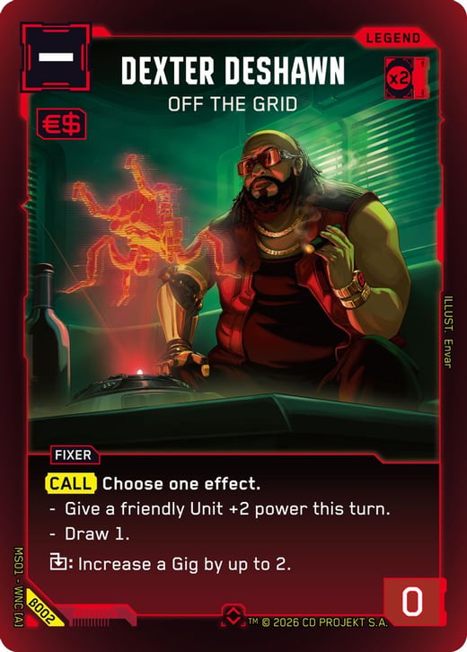Dexter DeShawn: Off the Grid β002 — Welcome to Night City — Beta