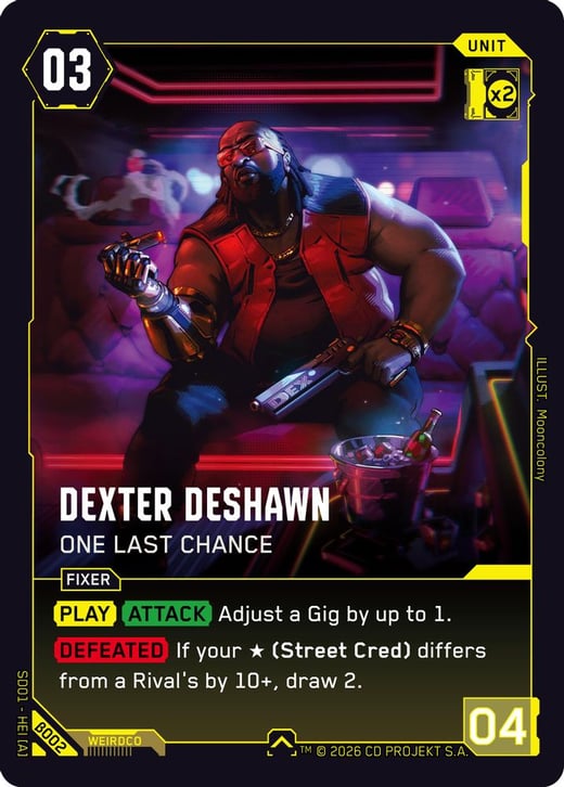 Dexter DeShawn: One Last Chance β002 — The Heist — Beta Starter Deck