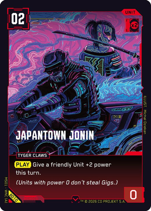 Japantown Jonin β010 — Welcome to Night City — Beta