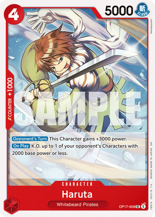 Haruta OP17-009 — OP-17 The World's Strongest Warriors