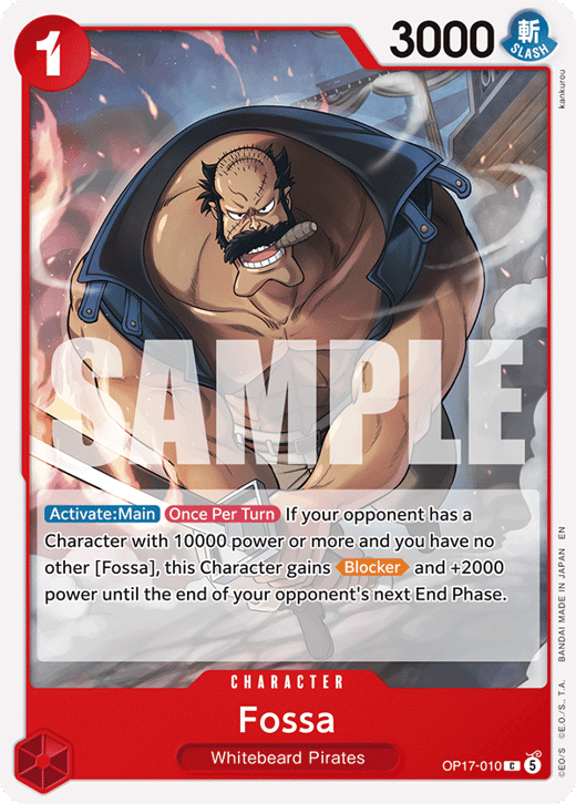 Fossa OP17-010 — OP-17 The World's Strongest Warriors