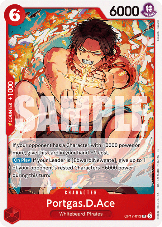 Portgas D. Ace OP17-013 — OP-17 The World's Strongest Warriors