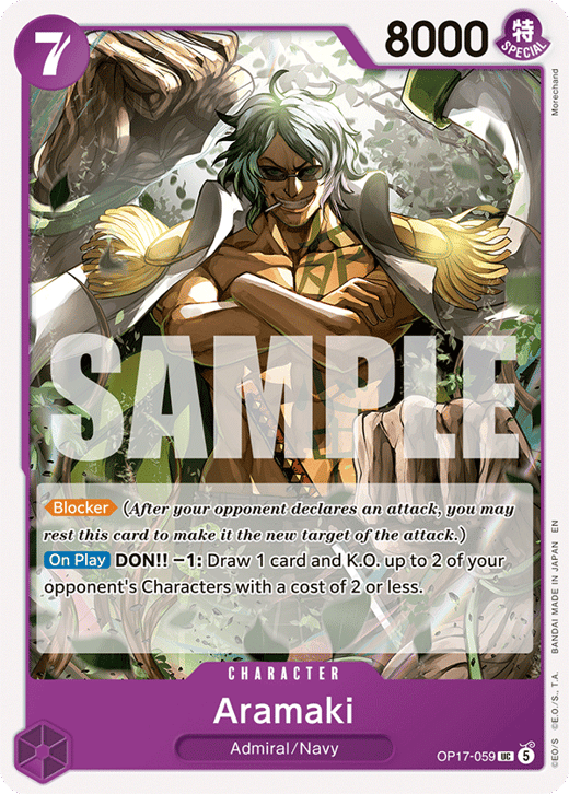 Aramaki OP17-059 — OP-17 The World's Strongest Warriors