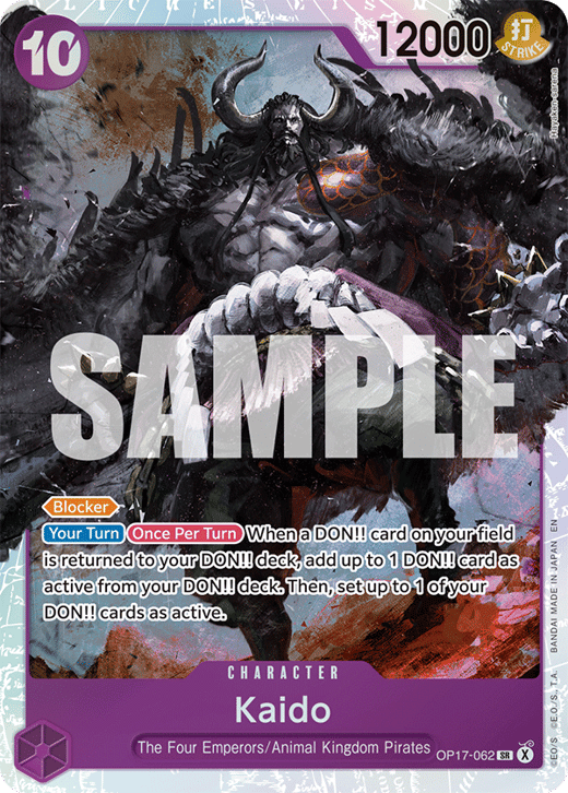 Kaido OP17-062 — OP-17 The World's Strongest Warriors