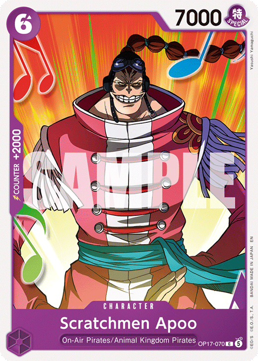Scratchmen Apoo OP17-070 — OP-17 The World's Strongest Warriors