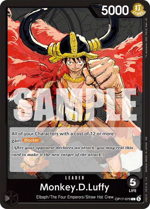 Monkey D. Luffy OP17-079 — OP-17 The World's Strongest Warriors