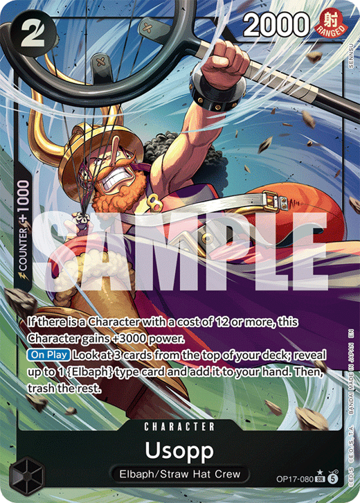 Usopp OP17-080_p1 — OP-17 The World's Strongest Warriors