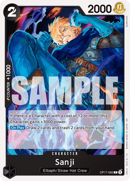 Sanji OP17-082 — OP-17 The World's Strongest Warriors