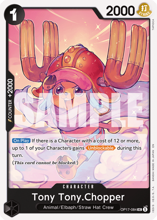 Tony Tony.Chopper OP17-084 — OP-17 The World's Strongest Warriors