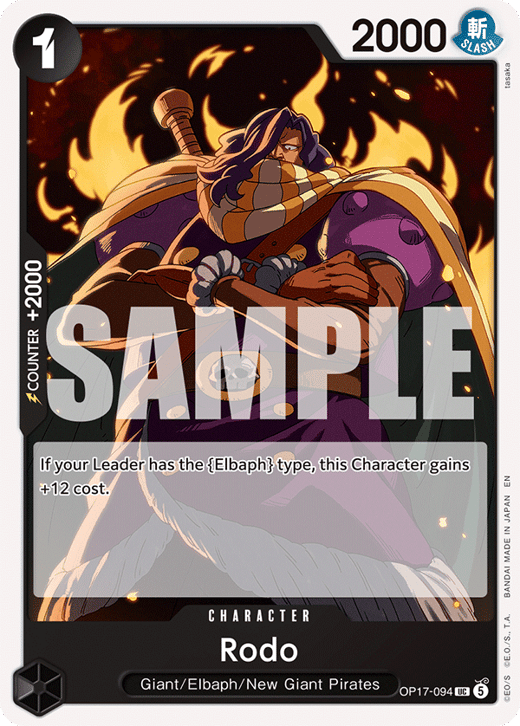 Road OP17-094 — OP-17 The World's Strongest Warriors