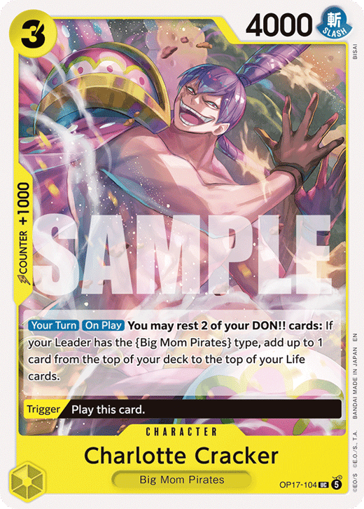 Charlotte Cracker OP17-104 — OP-17 The World's Strongest Warriors