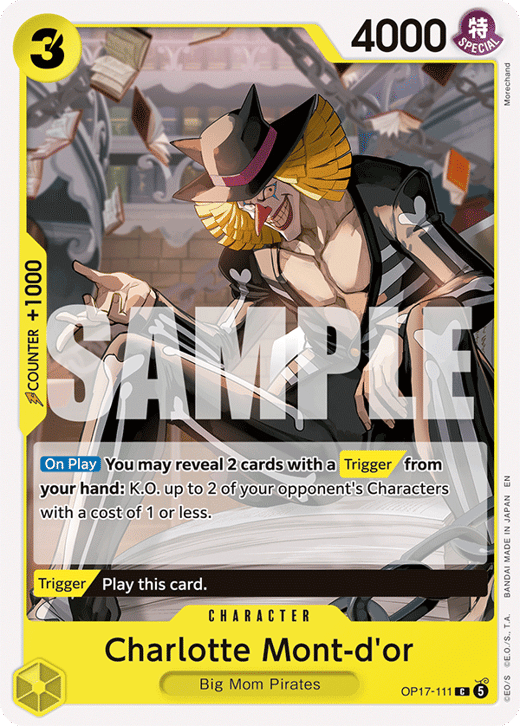 Charlotte Mont-d'or OP17-111 — OP-17 The World's Strongest Warriors