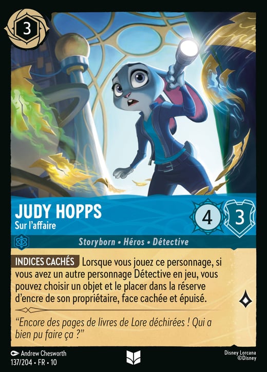 Judy Hopps - Sur l'affaire 137/204 — Whispers in the Well