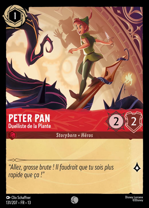 Peter Pan - Vine Duelist 131/207 — Attack of the Vine!
