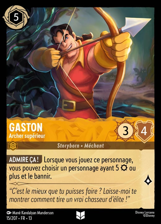 Gaston - Archer supérieur 15/207 — Attack of the Vine!