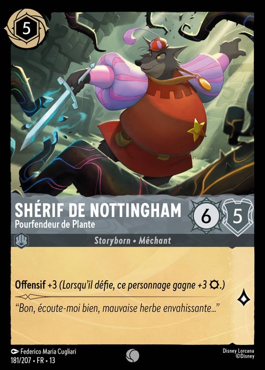 Shérif de Nottingham - Pourfendeur de Plante 181/207 — Attack of the Vine!