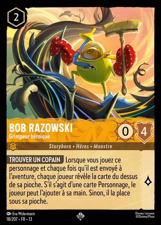 Bob Razowski - Grimpeur héroïque 18/207 — Attack of the Vine!