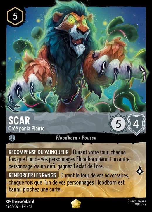 Scar - Créé par la Plante 194/207 — Attack of the Vine!