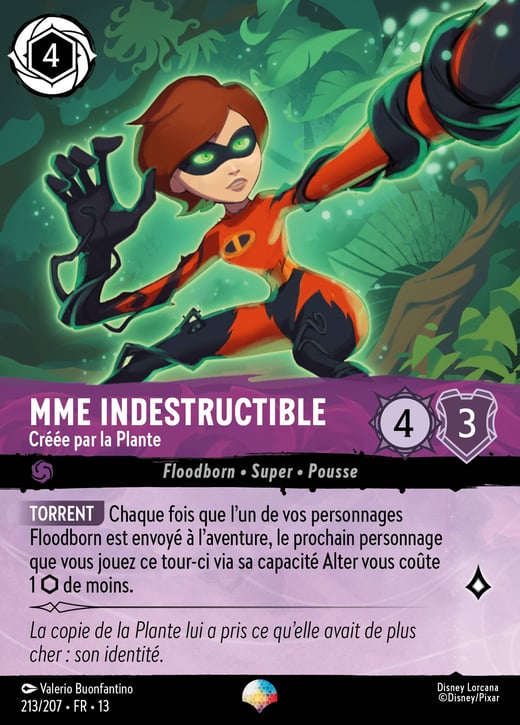 Mme Indestructible - Créée par la Plante 213/207 — Attack of the Vine!