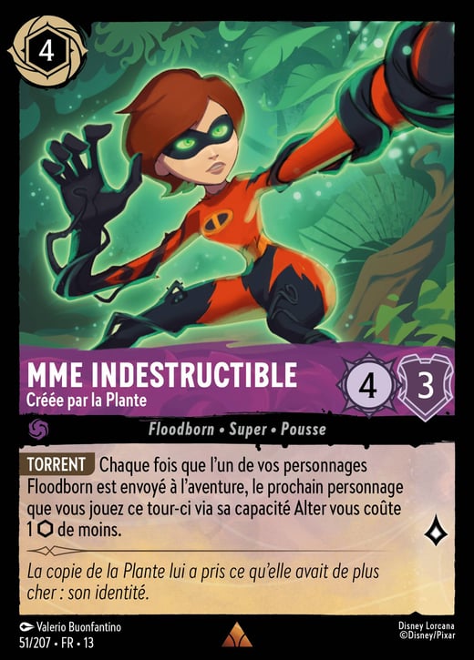 Mme Indestructible - Créée par la Plante 51/207 — Attack of the Vine!