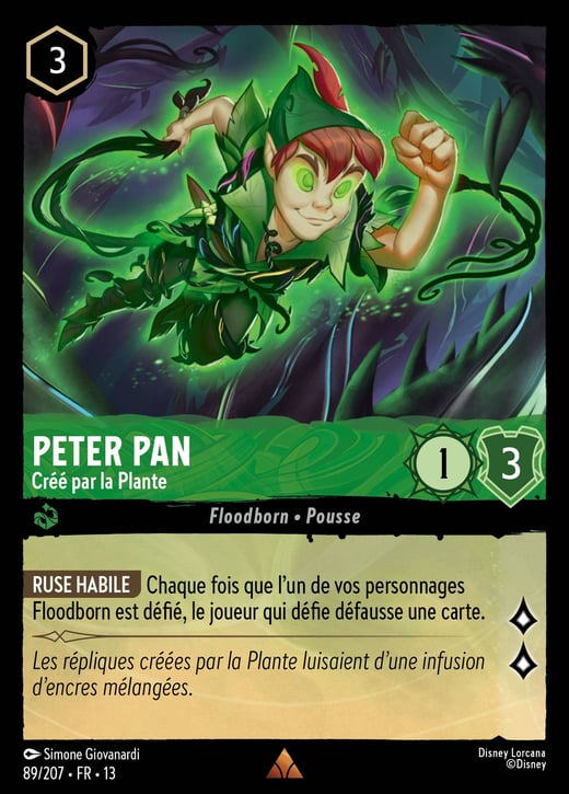 Peter Pan - Créé par la Plante 89/207 — Attack of the Vine!
