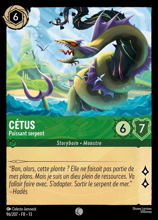 Cétus - Puissant serpent 96/207 — Attack of the Vine!