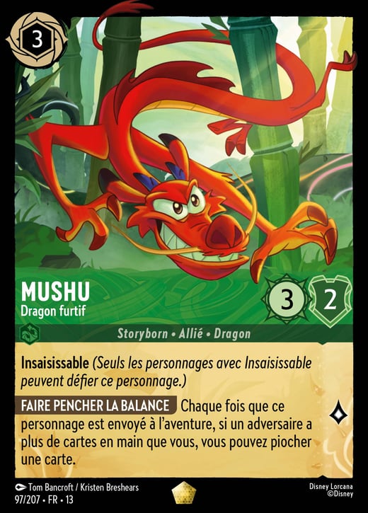 Mushu - Dragon furtif 97/207 — Attack of the Vine!