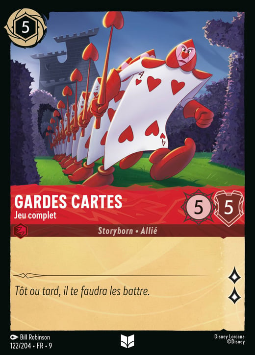 Gardes cartes - Jeu complet 122/204 — Fabled