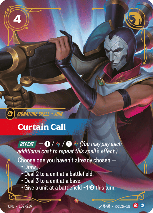 Curtain Call UNL-182/219 — Unleashed