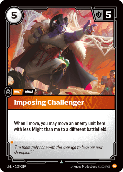 Challenger imposante UNL-105/219 — Unleashed