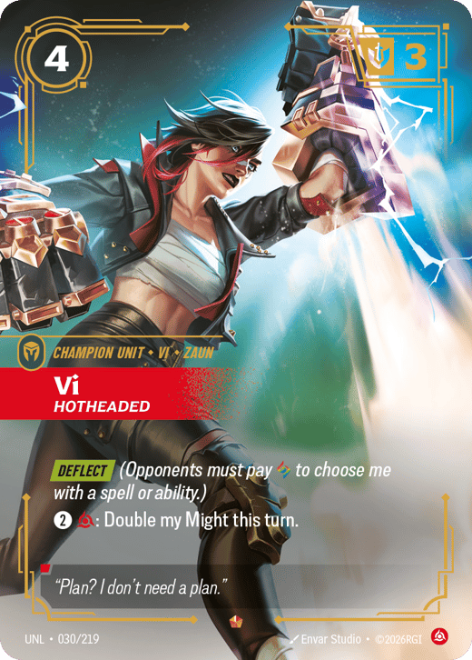 Vi, Fougueuse UNL-030/219 — Unleashed