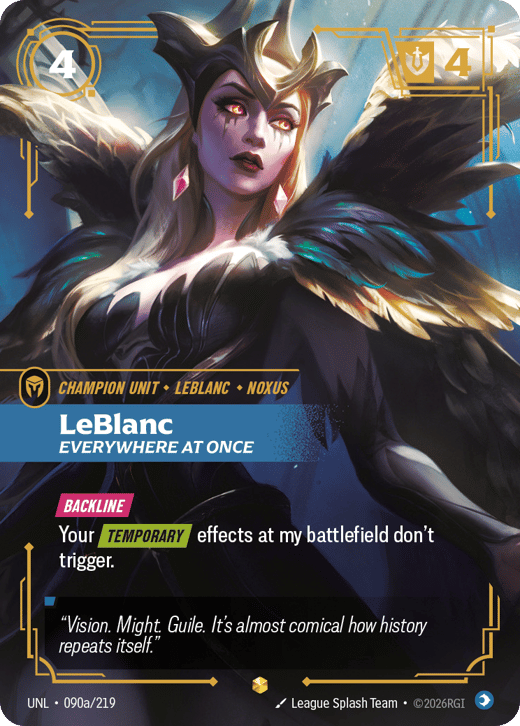 LeBlanc, Everywhere at Once UNL-090a/219 — Unleashed